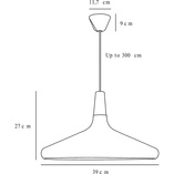 Lampa wisząca Nori - skandynawski design z drewnem | Design For The People