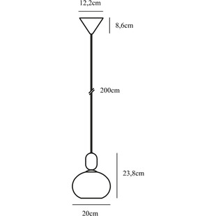 Lampa wisząca szklana Notti - Nordlux | Elegancki design