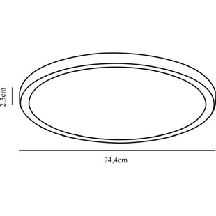 Plafon LED Oja 24cm biały - Nordlux | Oświetlenie