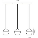 Lampa wisząca Orbiform Nordlux - Szkło dymione, Mosiądz | Sklep z lampami