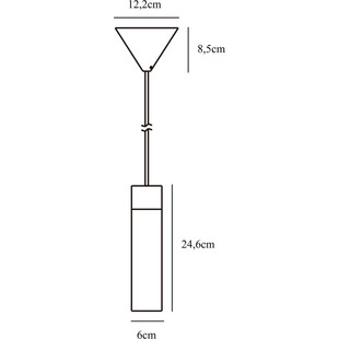 Lampa wisząca Tilo 6cm czarna - Nordlux | Skandynawski Design