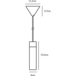 Lampa wisząca Tilo 6cm czarna - Nordlux | Skandynawski Design