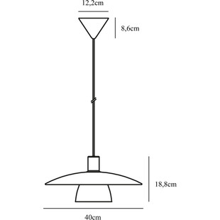 Lampa wisząca Verona biała Nordlux - nowoczesny design