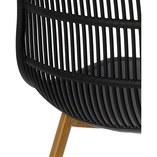 Krzesło skandynawskie Klaus czarne - D2.Design | Komfort i styl