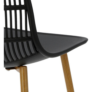 Krzesło skandynawskie Klaus czarne - D2.Design | Komfort i styl