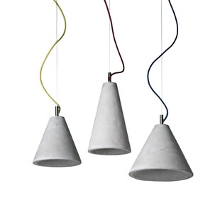 Lampa betonowa Kobe LoftLight | Szara, Wisząca, E27