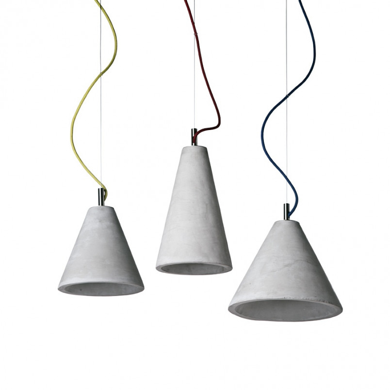 Lampa Betonowa Kobe LoftLight | Szara, Wisząca, E27