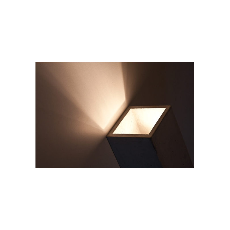 Kinkiet Loft Betonowy Czarny Orto - LoftLight | Kup Teraz