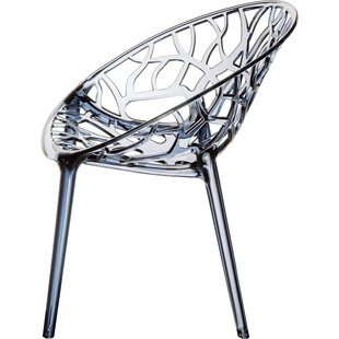 Krzesło Siesta Crystal: Eleganckie, Szare, Ażurowe - Kup Teraz!