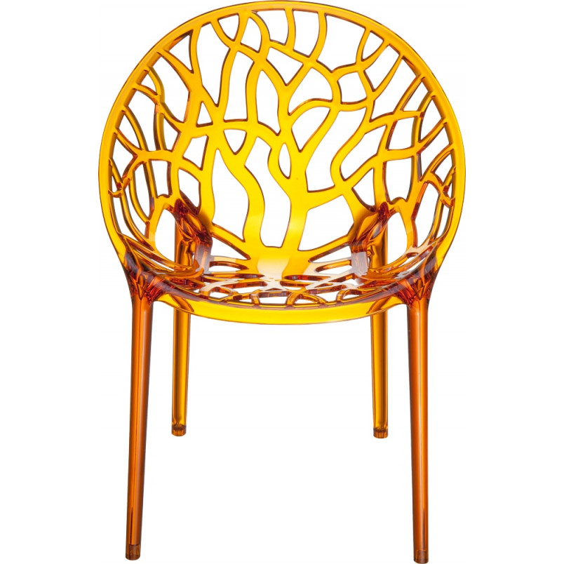 Krzesło Siesta Crystal Pomarańczowe - Elegancki Design | [Nazwa Sklepu]