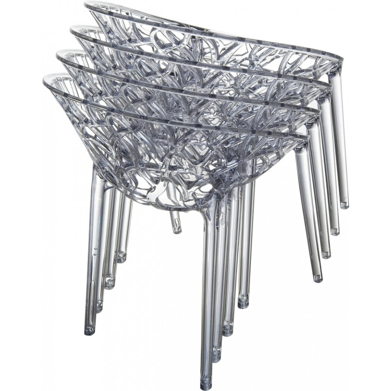 Krzesło Siesta Crystal Pomarańczowe - Elegancki Design | [Nazwa Sklepu]