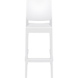 Krzesło barowe Maya Bar Siesta - Białe, 75cm - Komfort i styl