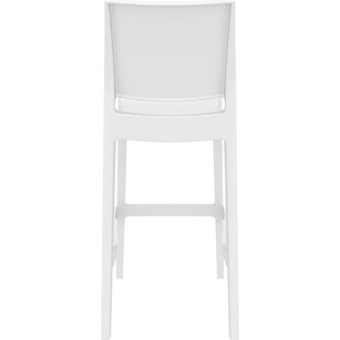 Krzesło barowe Maya Bar Siesta - Białe, 75cm - Komfort i styl