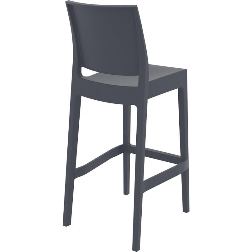 Krzesło barowe Maya Bar Siesta - Ciemnoszare, 75cm - Kup Teraz!