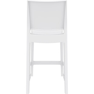 Krzesło barowe Maya Bar Siesta - Białe, 65cm | Kup teraz!