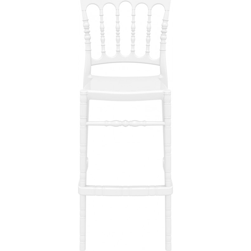 Krzesło barowe Opera białe Siesta - Luksusowy Design | Sklep