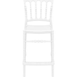 Krzesło barowe Opera białe Siesta - Elegancki design | Komfort