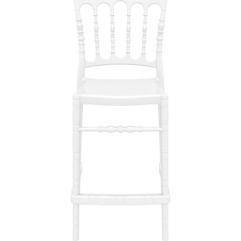 Krzesło barowe Opera białe Siesta - Elegancki design | Komfort