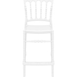 Krzesło barowe Opera białe Siesta - Elegancki design | Komfort