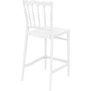 Krzesło barowe Opera białe Siesta - Elegancki design | Komfort