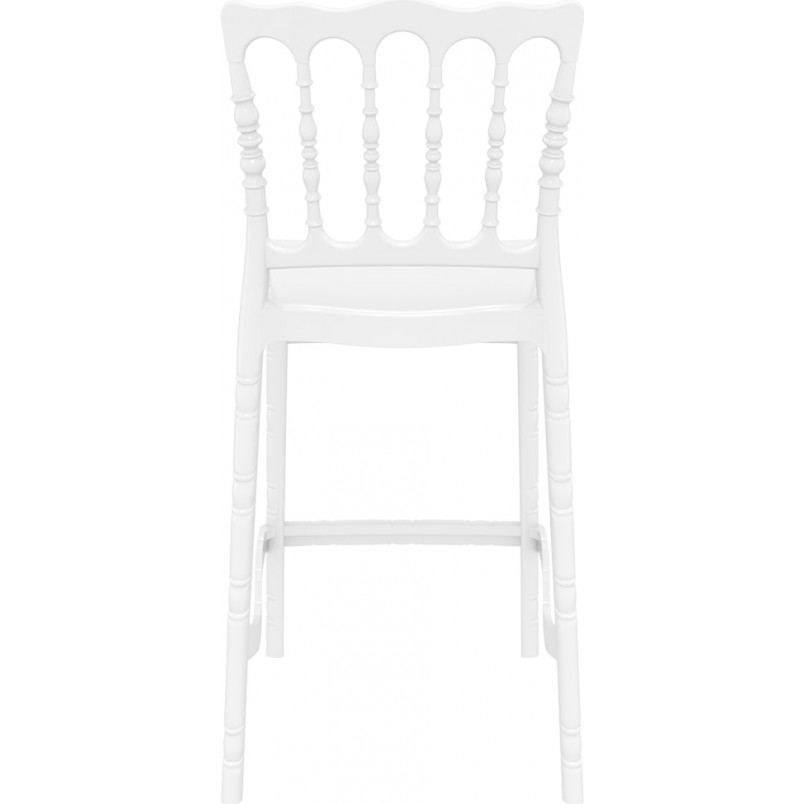 Krzesło barowe Opera białe Siesta - Elegancki design | Komfort