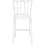 Krzesło barowe Opera białe Siesta - Elegancki design | Komfort