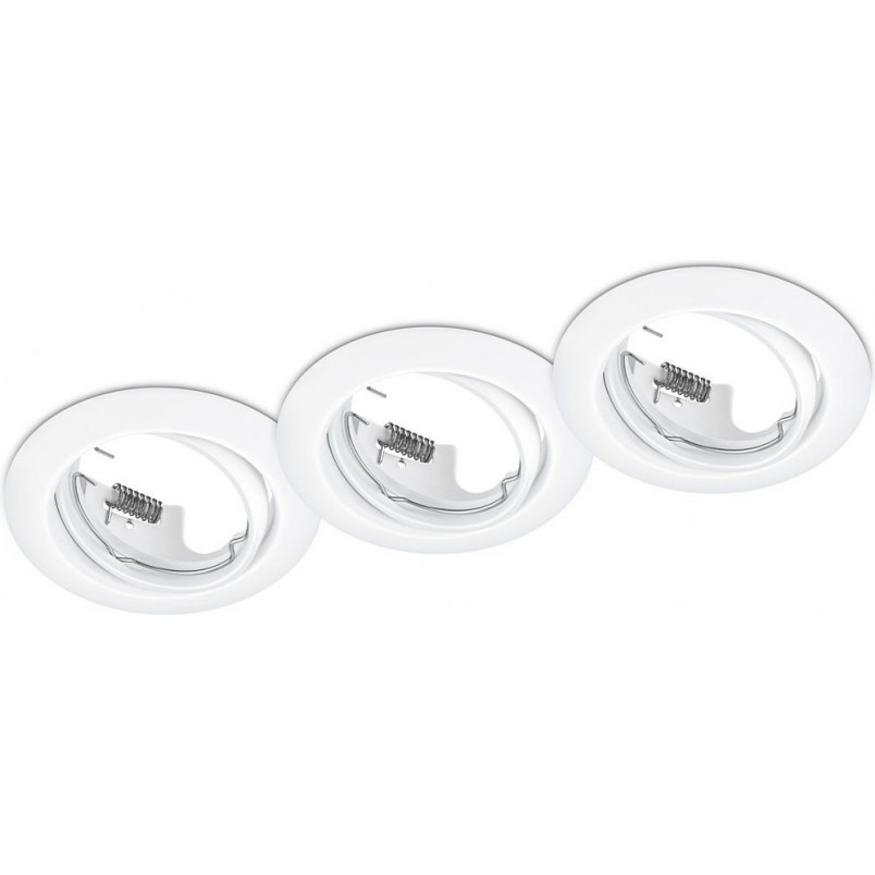 Spot "Oczko" Jura Trio - 3 sztuki, biały mat - Oświetlenie LED
