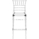 Krzesło barowe glamour Chiavari Siesta - Przezroczyste | Kup teraz!