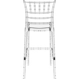 Krzesło barowe glamour Chiavari Siesta - Przezroczyste | Kup teraz!