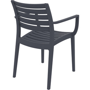 Krzesło ogrodowe Artemis Siesta - Szare, wygodne | Sklep z meblami