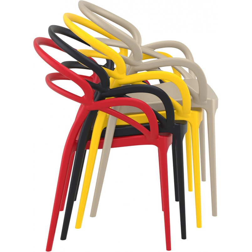Krzesło Mila czarne Siesta | Komfort i styl w Twoim domu