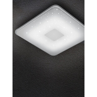 Plafon kwadratowy z pilotem Samurai 42 LED Biały marki Trio