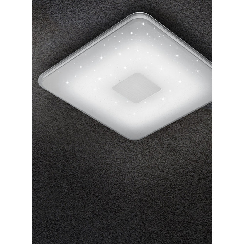 Plafon LED Samurai 42cm z pilotem - Trio | Biały