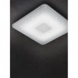 Plafon LED Samurai 42cm z pilotem - Trio | Biały