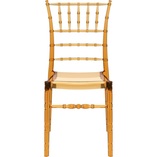 Krzesło Chiavari bursztynowe Siesta | Eleganckie i trwałe