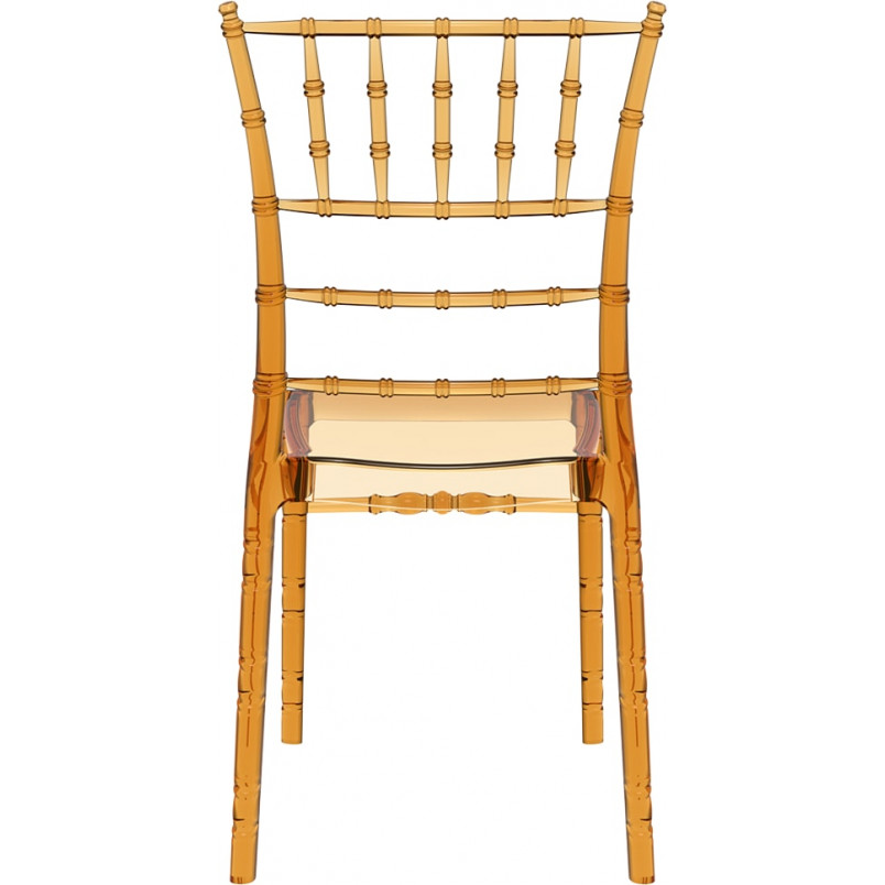 Krzesło Chiavari bursztynowe Siesta | Eleganckie i trwałe