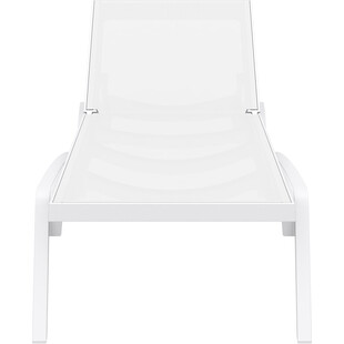Leżak Pacific biały Siesta - Komfortowy relaks w ogrodzie