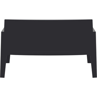 Sofa ogrodowa Box czarna Siesta - Komfort i styl |
