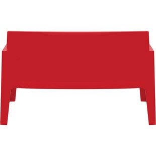 Sofa ogrodowa dwuosobowa Box czerwona Siesta - Komfort i styl