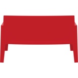 Sofa ogrodowa dwuosobowa Box czerwona Siesta - Komfort i styl