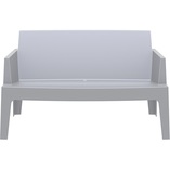 Sofa ogrodowa Siesta Box - Dwuosobowa, Srebrnoszara | Komfort i styl