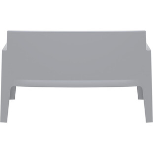 Sofa ogrodowa Siesta Box - Dwuosobowa, Srebrnoszara | Komfort i styl