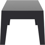 Stolik kawowy ogrodowy Box czarny Siesta | Stylowy i praktyczny