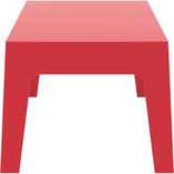Stolik kawowy ogrodowy Box czerwony Siesta | 70x50 cm