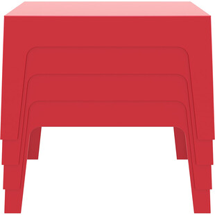 Stolik kawowy ogrodowy Siesta Box - Zielony, 70x50 cm