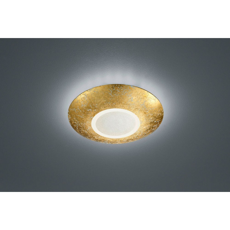 Plafon Glamour Chiros Złoty Trio | Lampa Sufitowa 32cm