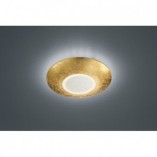 Plafon Glamour Chiros Złoty Trio | Lampa Sufitowa 32cm