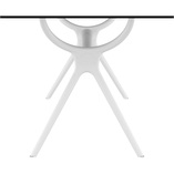 Stół prostokątny Air 140x80cm biały Siesta - Komfort i styl