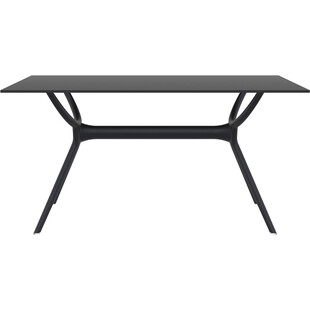 Stół prostokątny Air 140x80cm czarny Siesta | Kup online