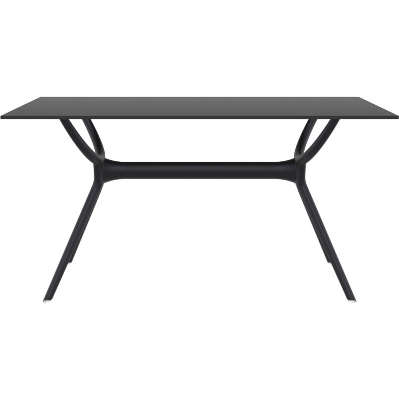 Stół prostokątny Air 140x80cm czarny Siesta | Kup online
